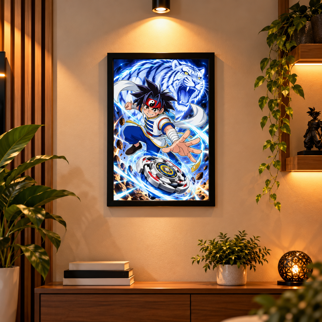 eyblade Anime Wall Frame Set – Pack of 4