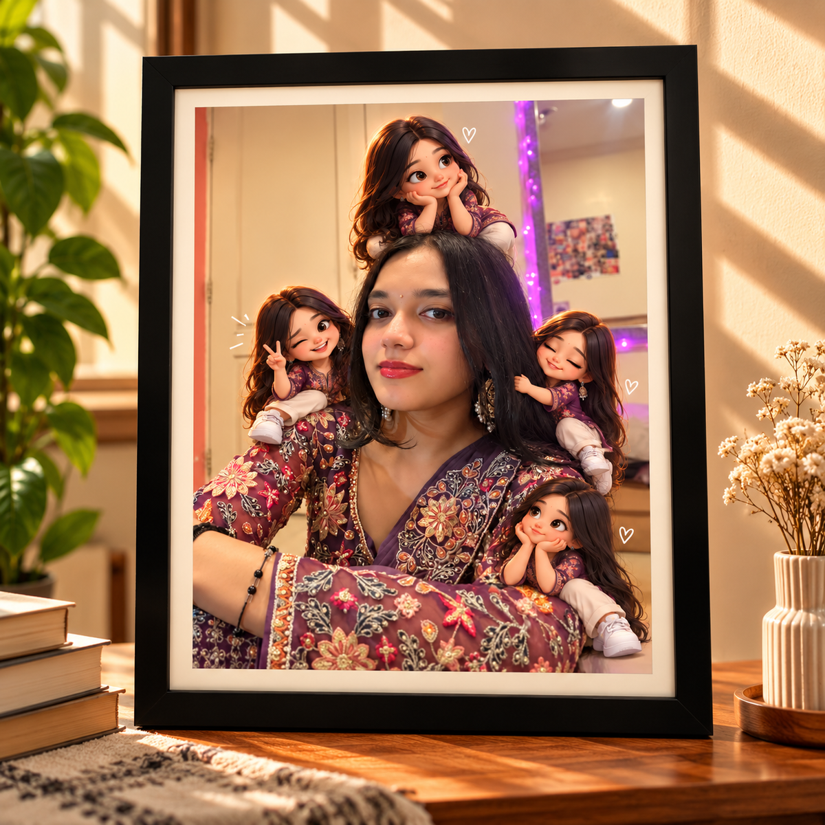Custom Mini Me Photo – Personalized 3D Mini Character Portrait
