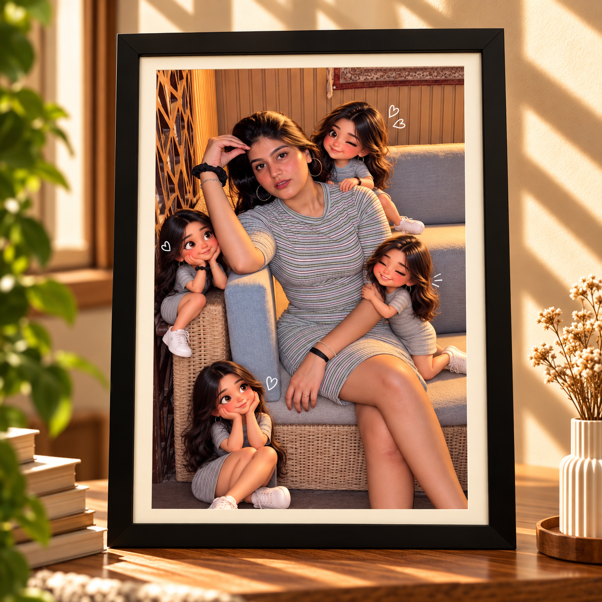 Custom Mini Me Photo – Personalized 3D Mini Character Portrait