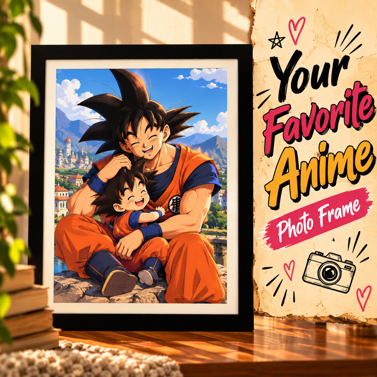 Anime Character Photo Frame – Premium Anime Wall Art