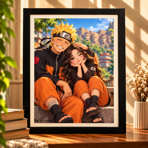 Anime Character Photo Frame – Premium Anime Wall Art