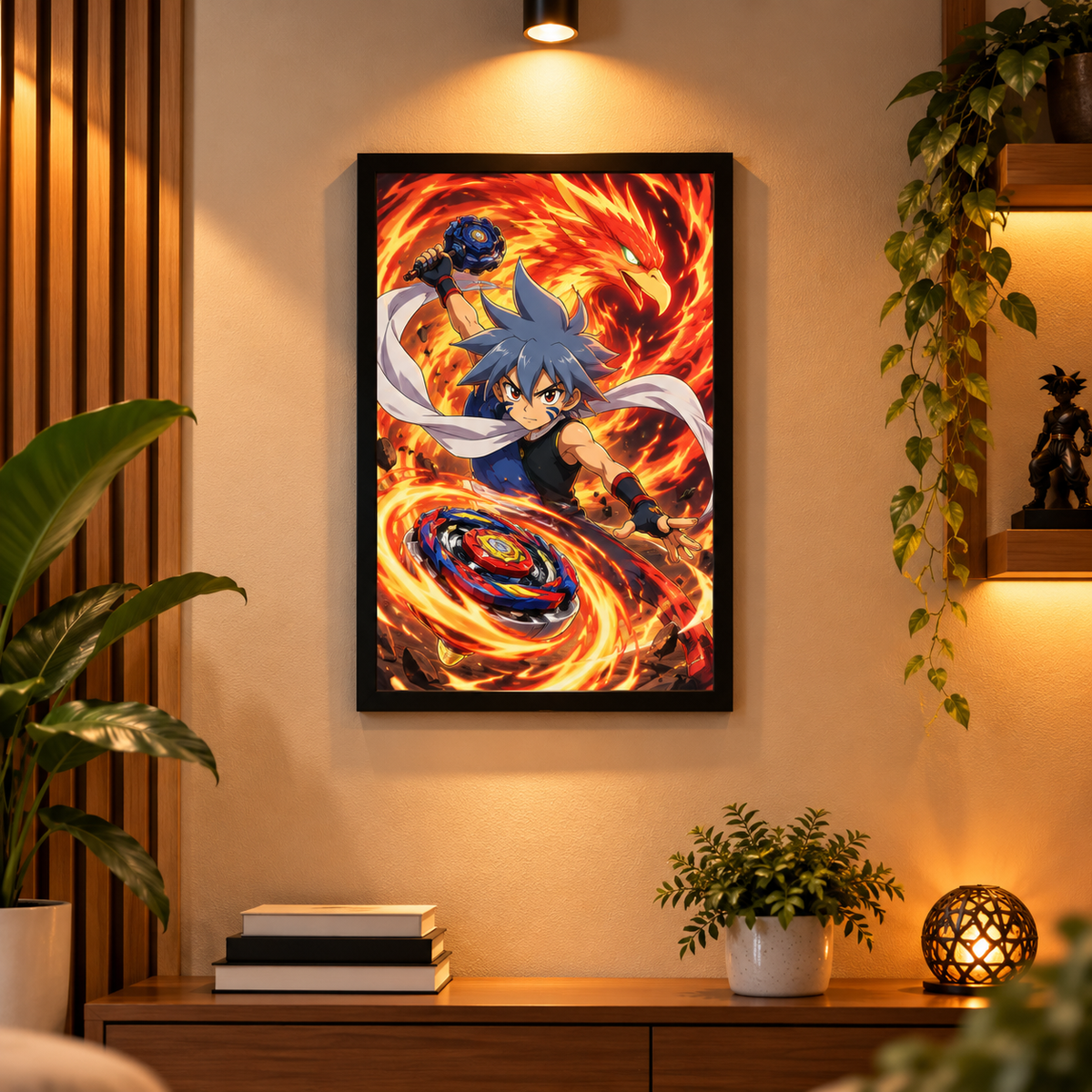 eyblade Anime Wall Frame Set – Pack of 4