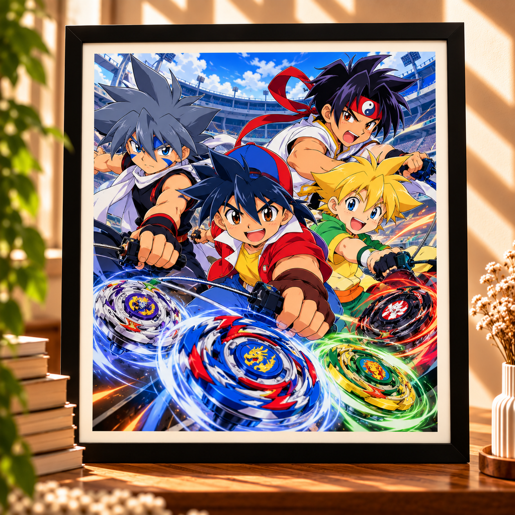 Anime Character Photo Frame – Premium Anime Wall Art
