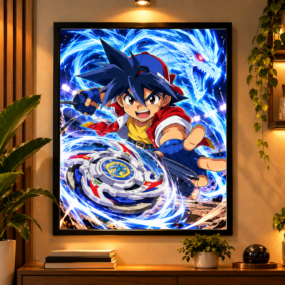 eyblade Anime Wall Frame Set – Pack of 4