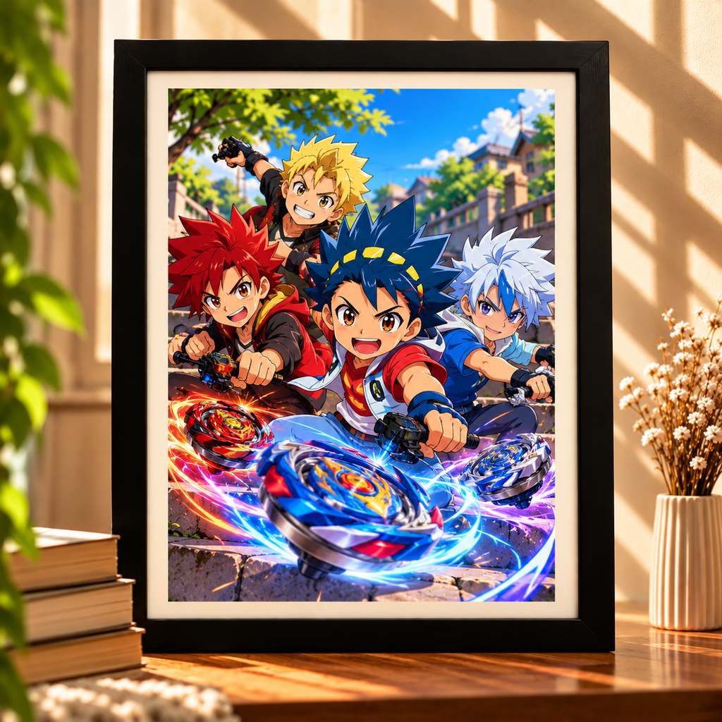 Anime Character Photo Frame – Premium Anime Wall Art
