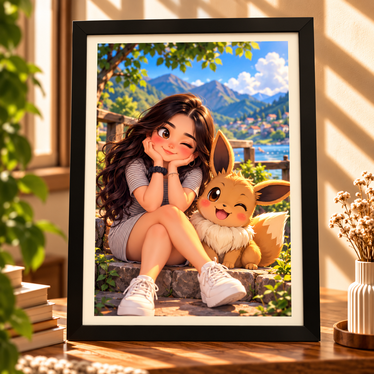 Anime Character Photo Frame – Premium Anime Wall Art