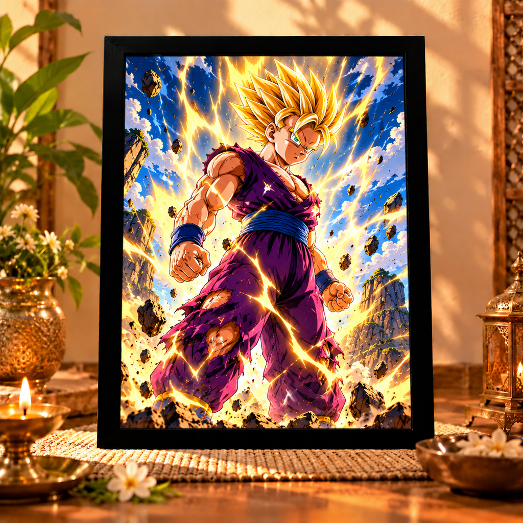 Dragon Ball Anime Frame Set – Pack of 10