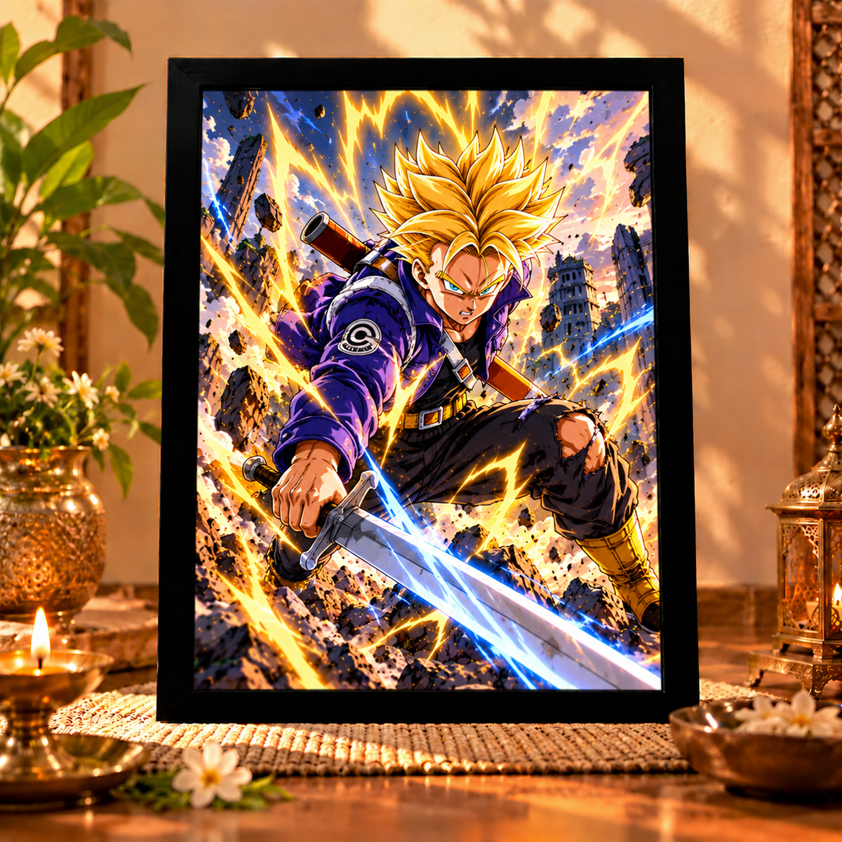 Dragon Ball Anime Frame Set – Pack of 10