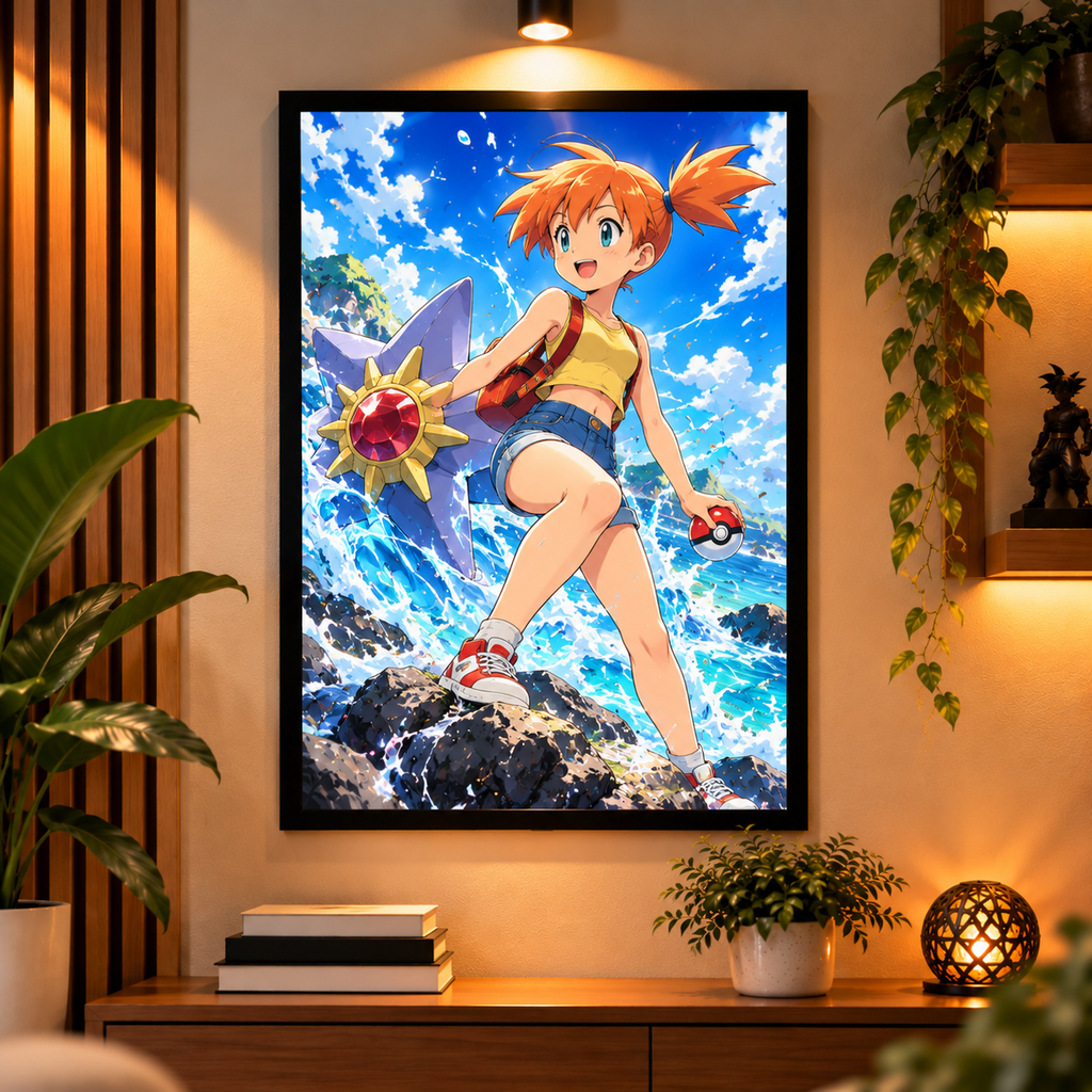 Pokémon Inspired Anime Art Frames – Pack of 4